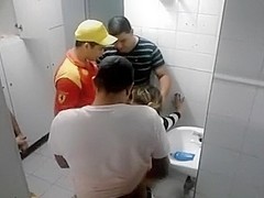 A group of naughty teen guys fucking this poor girl