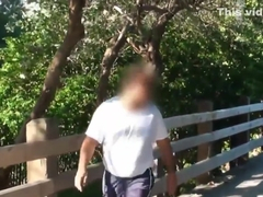 Wild teen girlfriends public flashing and fuck at home