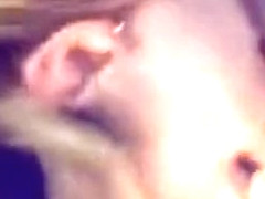 Guy films hot blonde blowing and fucking his hard dick