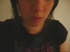 I filmed myself touching my tits